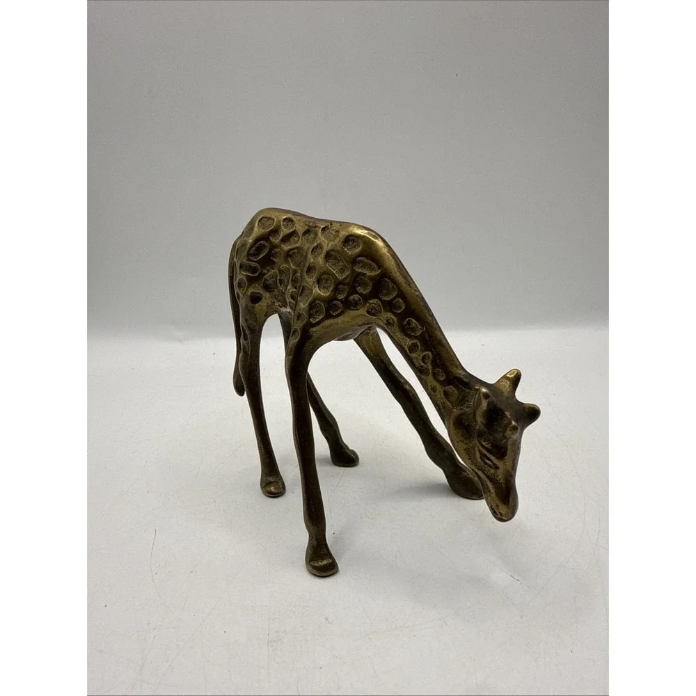 Brass Giraffe Figurine 3